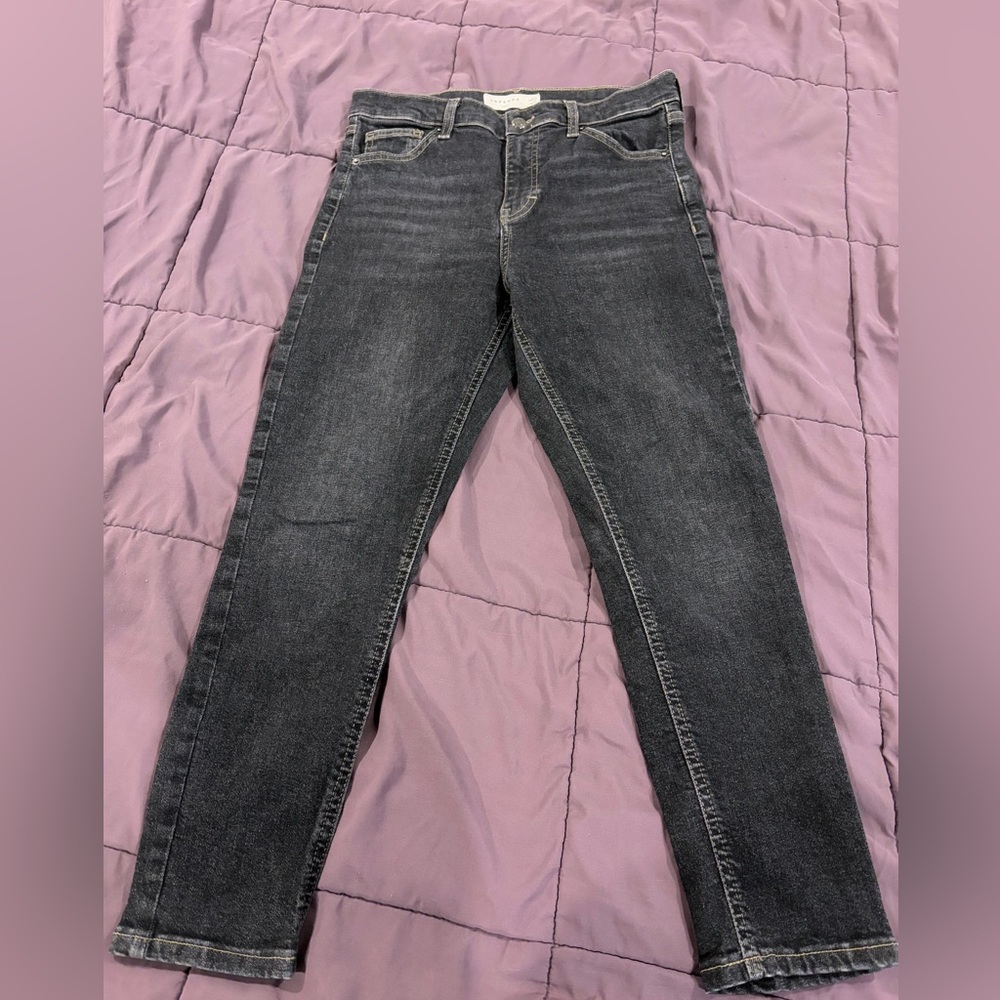 Topshop Dark Gray Skinny Jeans